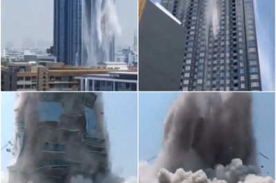 SHOCKING HORROR: Rooftop swimming pool overflowed onto the street and high-rise building COLLAPSED after a terrifying 7.7-magnitude earthquake, people ran in panic, thousands of people died. The consequences were extremely terrifying.