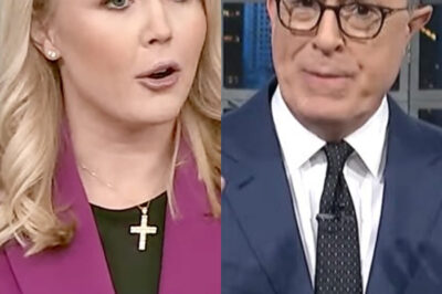 SHOCKING SHOWDOWN: Karoline Leavitt Hijacks Stephen Colbert’s Stage in Fiery Clash—Audience Gasped, Segment Cut Short, and TV History Made! Colbert Left Speechless as Leavitt Turns Comedy Interview into Cultural Confrontation—The Moment That Exposed a Deeper Divide in America’s Media Was This the Night Late-Night TV Lost Control? The Mic-Drop That Left the Studio Silent and the Internet Exploding!