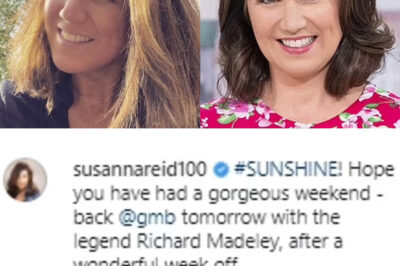 Susanna Reid, 50, looks radiant with blonde highlights and fake tan in ‘filtered’ photo as she jokes her new appearance is ‘not model’s own’