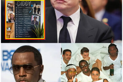 Elon Musk releases an uncensored list and photos of all stars involved with Diddy!