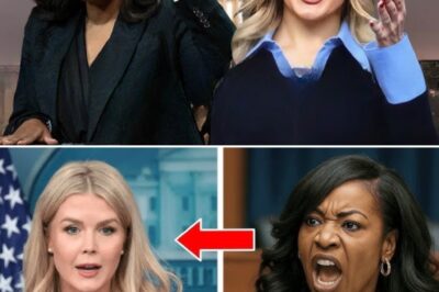 Karoline’s shocking slip leaves all of America in disbelief! During a tense standoff with Jasmine Crockett, she says something no one saw coming. Was this just a foolish mistake or a calculated move? The drama is far from over, and America is eagerly waiting to see how the truth unfolds!