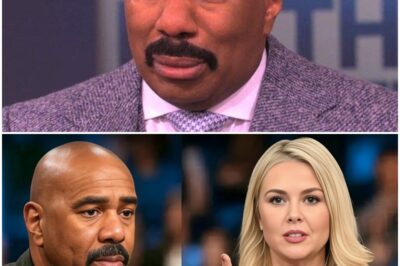 Talk Show Host Steve Harvey Cries After Emotional Message From Karoline Leavitt