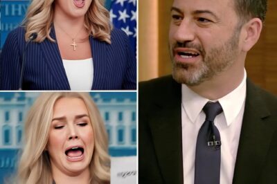 EXCLUSIVE, BREAKING DRAMA: Jimmy Kimmel CROSSES the Line and INSULTS Karoline Leavitt—The HUMILIATING Backlash That Left Him Speechless!