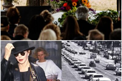 PRISCILLA PRESLEY’S SHOCKING REVELATION AT ELVIS’ FUNERAL: “THEY THINK I’M CRYING BEHIND THESE SUNGLASSES, BUT I’M REALLY LAUGHING!”