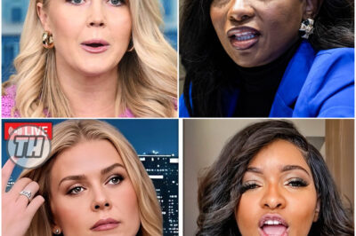 Jasmine Crockett EXPLODES Over Karoline Leavitt’s SHOCKING Personal Threat — Then Instantly WAVERS in Stunning U-Turn That Left America STUNNED!