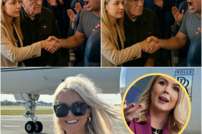 Karoline Leavitt’s First-Class Sacrifice Ignites Mid-Flight Drama—A Selfless Gesture for a Veteran Sparks Applause, But What Happened Next Left the Plane in Shock