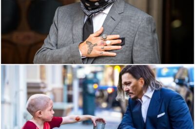 Homeless Girl Begs Johnny Depp for Help – He Notices Something Important and Takes Action!