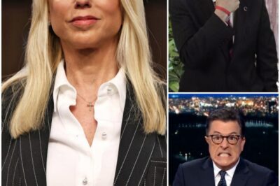 EXPLOSIVE MOMENT: Pam Bondi SHUTS DOWN Stephen Colbert LIVE—What She Said Will Leave You Speechless!
