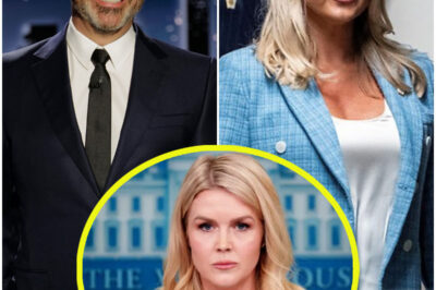 In an Unforgettable Live TV Moment, Jimmy Kimmel Humiliates Karoline Leavitt with Shocking Revelations—The Internet is Going Wild!