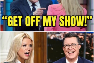 Pam Bondi Kicked Off Stephen Colbert’s Show After Heated Clash